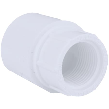 Charlotte Pipe And Foundry 1 In. x 3/4 In. Schedule 40 Female PVC Adapter PVC 02101  3800HA